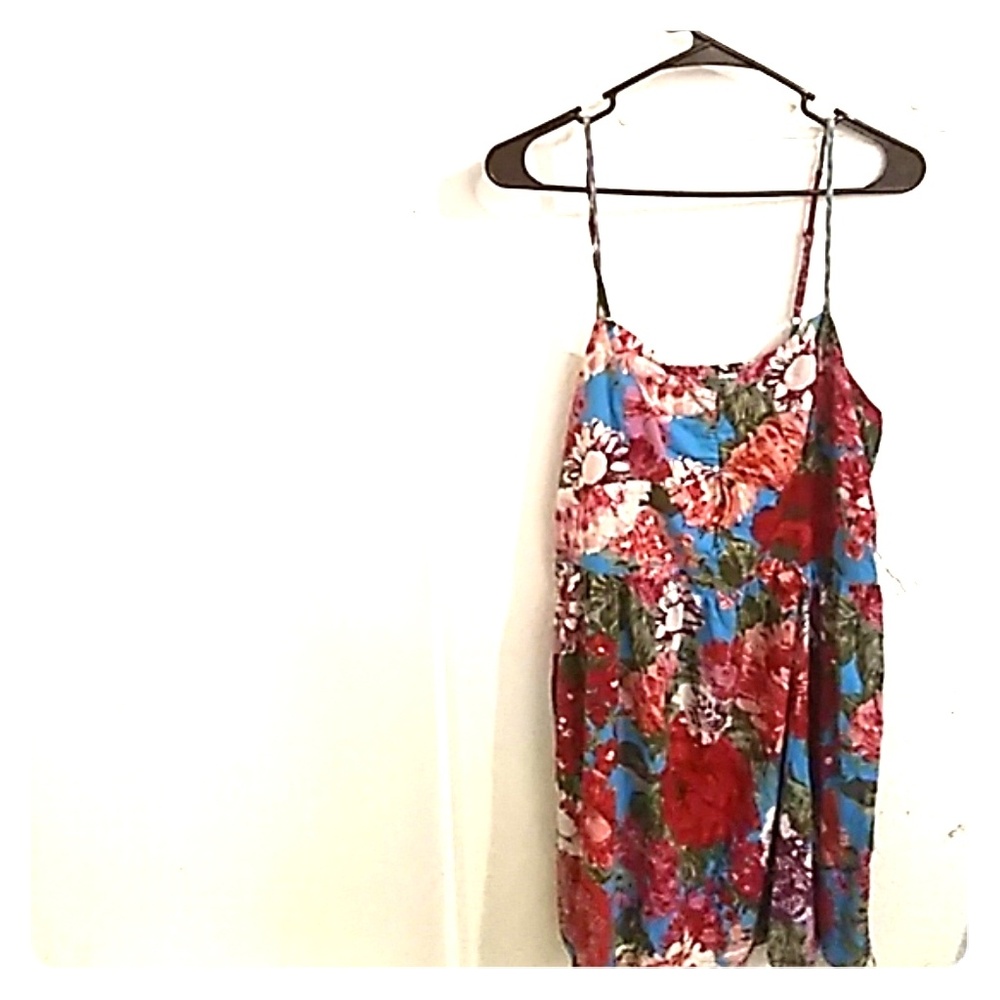 Junior size colorful summer dress